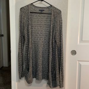 Grey Cardigan with Faux buttons. Women’s size Large